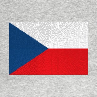 Extruded flag of Czech Republic T-Shirt